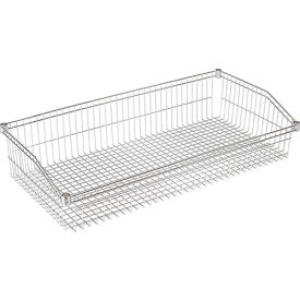 Global Industrial 320793 Nexel® Wire Shelf Basket 48"W x 24"D image.
