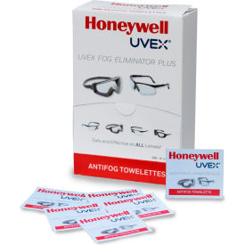 North Safety S479 Honeywell Uvex S479 Fog Eliminator Plus Cloths, 100 Cloths/Box, Individually-Wrapped image.