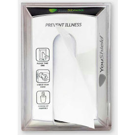 YouShield Protection Chemical-Free Handle Shield Paper Dispenser, 6 Dispensers - YSP-600D