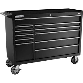 INDEPENDENT DESIGN INC  FMP5411RC-BK Champion FMP5411RC-BK FMPro 54"W x 20"D x 42-1/2"H 11 Drawer Black Roller Cabinet image.