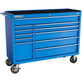INDEPENDENT DESIGN INC  FMP5411RC-BL Champion FMP5411RC-BL FMPro 54"W x 20"D x 42-1/2"H 11 Drawer Blue Roller Cabinet image.