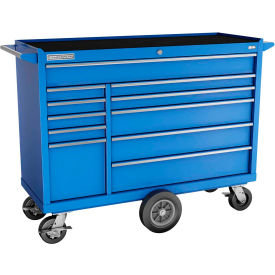 INDEPENDENT DESIGN INC  FMP5411MC-BL Champion FMP5411MC-BL FMPro 54"W x 20-1/4"D x 43-1/8"H 11 Drawer Blue Roller Cabinet image.