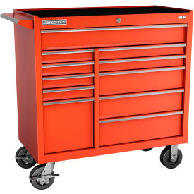 INDEPENDENT DESIGN INC  FMP4111RC-RD Champion FMP4111RC-RD FMPro 41"W x 20"D x 42-1/2"H 11 Drawer Red Roller Cabinet image.