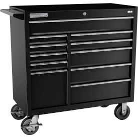 INDEPENDENT DESIGN INC  FMP4111RC-BK Champion FMP4111RC-BK FMPro 41"W x 20"D x 42-1/2"H 11 Drawer Black Roller Cabinet image.