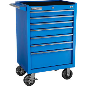 INDEPENDENT DESIGN INC  FMP2707RC-BL Champion FMP2707RC-BL FMPro 27"W x 20"D x 42-1/2"H 7 Drawer Blue Roller Cabinet image.