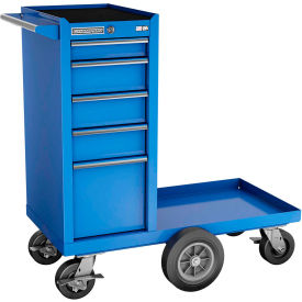 INDEPENDENT DESIGN INC  FMP1505LMC-BL Champion FMP1505LMC-BL FMPro 41"W x 20-1/4"D x 43-1/8"H 5 Drawer Blue Roller Cabinet image.
