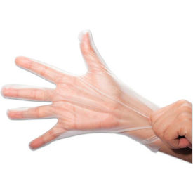 SemperGuard FoodSafe Stretch Poly Gloves Clear Large Polyethylene 2000/Ctn