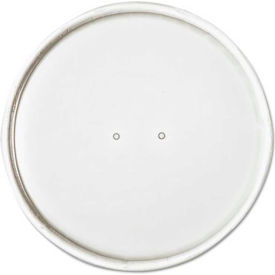 United Stationers Supply SCCCH16A Dart® Paper Lids for 16 Oz. Food Containers, White, Vented, 3.9" Dia, 25/Bag, 20 Bags/Ctn image.