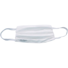 WESTPOINT HOME LLC 1C38302 Reusable Cloth Face Mask, Washable, Gathered Edge, 2-Layer, White, 10/Bag image.