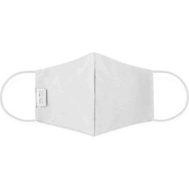 WESTPOINT HOME LLC 1C38092 Cloth Face Mask, Reusable/Washable, 2-Layer Contour, White, Large, 10/Bag image.