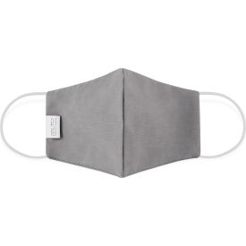 WESTPOINT HOME LLC 1C38842 Reusable Cloth Face Mask, Washable, 2-Layer Contour, Small, Gray, 10/Bag image.