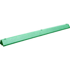 Plastics R Unique Inc ULTRA3672PGN 6 Ultra Parking Block with Hardware, 3-1/4"H, Green, ULTRA3672PGN image.