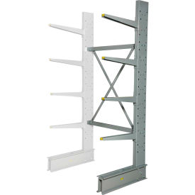 Global Industrial 320821A Global Industrial™ Single Sided Heavy Duty Cantilever Add-On Rack, 48"Wx38"Dx96"H image.