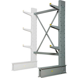 Global Industrial™ Single Sided Cantilever Rack Add-On Heavy Duty 2"" Lip 48""W x 37""D x 96""H