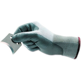 Ansell Protective Products Inc. 111673 Ansell HyFlex Cut Resistant Coated Gloves, A2 Cut Level, Polyurethane, White, Size 6 image.