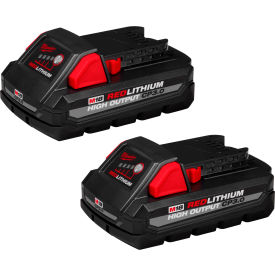 Milwaukee Electric Tool Corp. 48-11-1837 Milwaukee® 48-11-1837 M18® REDLITHIUM® High Output 3.0Ah Battery (2 Pack) image.