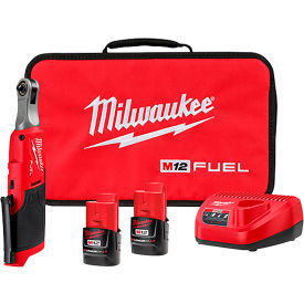 Milwaukee Electric Tool Corp. 2566-22 Milwaukee M12 FUEL™ Cordless 1/4" High Speed Ratchet Kit image.
