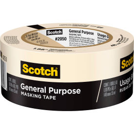 Scotch® 2050-48MP General Purpose Masking Tape 1-7/8"W x 60-1/8 Yds. Tan 
