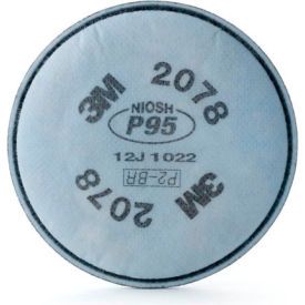 3m 7000052066 3M™ Particulate Filter 2078, P95, with Nuisance Level Organic Vapor/Acid Gas, 2/Pack image.