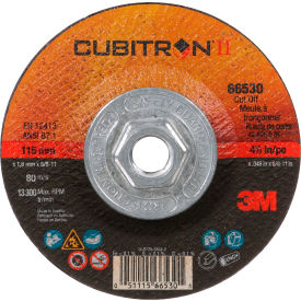3m 7100094770 3M™ Cubitron™ II Cut-Off Wheel, 66513, Type 1, 3" Dia. x 1/16" Thick, 25 Carton image.