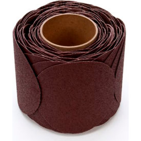 3m 7000000249 3M™ Stikit™ Cloth Disc Roll 341D 5" X NH Aluminum Oxide 60 100 discs per roll image.