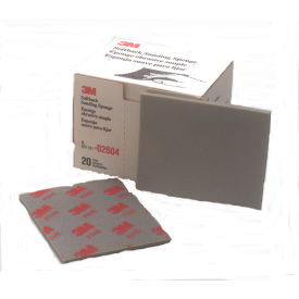 3m 7000000590 3M™ Softback Sanding Sponge 4-1/2" x 5-1/2" Aluminum Oxide MED Grit 20 Pk image.