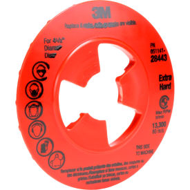 3m 7000120515 3M™ Disc Pad Face Plate Ribbed 80516 7" image.
