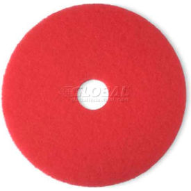3m 7000000663 3M™ 20" Buffing Pad, Red, 5 Per Case image.