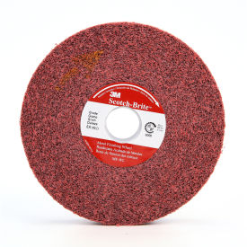 3M™ Scotch-Brite™ Metal Finishing Wheel MF-WL 6" x 1" x 1" Aluminum Oxide MED 