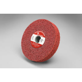 3M™ Scotch-Brite™ Metal Finishing Wheel 6" x 2" x 1" MED 4A Grit Aluminum Oxide 