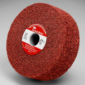 3M™ Scotch-Brite™ Metal Finishing Wheel MF-WL 6" x 1" x 2" Aluminum Oxide MED 