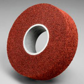 3M™ Scotch-Brite™ Metal Finishing Wheel MF-WL 8" x 3" x 2" Aluminum Oxide MED 