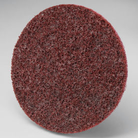 3m 7100007035 3M™ Scotch-Brite™ Roloc™ Disc SC-DR 4" Diameter TR Aluminum Oxide MED Grit image.