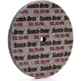 3m 7000028478 3M™ Scotch-Brite™ EXL Unitized Wheel 6" x 1/2" x 1/2" Silicon Carbide 2S FIN image.
