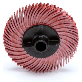 3M™ Scotch-Brite™ Radial Bristle Disc Thin Bristle 2" x 3/8" Ceramic 220 Grit 