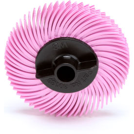 3M™ Scotch-Brite™ Radial Bristle Disc Thin Bristle 2" x 3/8" Ceramic Pumice Grit 