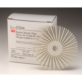 3M™ Scotch-Brite™ Radial Bristle Disc Thin Bristle 2" x 3/8" Ceramic 6 Micron Grit 