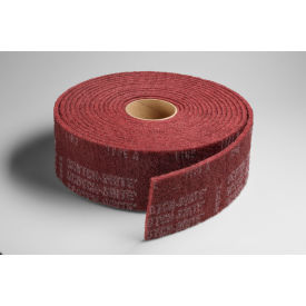 3m 7000046195 3M™ Scotch-Brite™ Clean and Finish Roll 4" x 10 YDS Aluminum Oxide VFN Grit image.