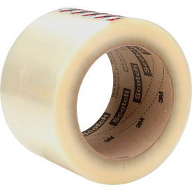 Scotch® 371 Box Sealing Tape 3"" x 110 yds. 1.8 Mil Clear