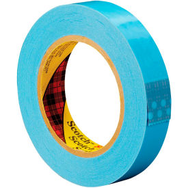 3m 7000042791 3M™ Scotch® 8898 Strapping Tape 1/2" x 60 Yds. 4.6 Mil Blue image.