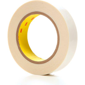 3m 7000048420 3M™ 444 Double Coated Tape 1" x 36 Yds. 3.9 Mil Clear image.