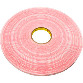 3m 7000048424 3M™ 920XL Adhesive Transfer Tape Extended Liner 1/2" x 1000 Yds 1 Mil Translucent image.