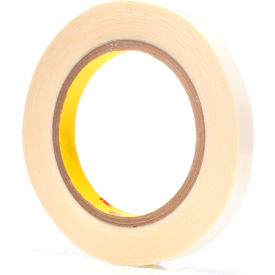 3m 7000048428 3M™ 444 Double Coated Tape 1/2" x 36 Yds. 3.9 Mil Clear image.