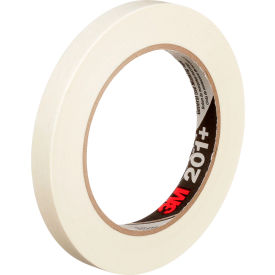 3M™ 201+ General Use Masking Tape 1/2"W x 60 Yds. 4.4 Mil Tan