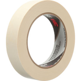 3M™ 201+ General Use Masking Tape 1"W x 60 Yds. 4.4 Mil Tan