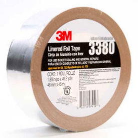 3m 7000049613 3m™ Linered Aluminum Foil Tape 3380 Silver, 48 Mm X 45 M, 70006716453 image.