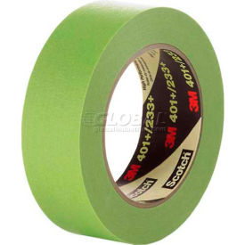 3m 7000124894 3M Masking Tape 401+ 1/2"W x  60 Yards - Green image.