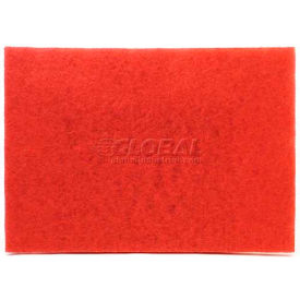3m 7000052518 3M™ Red Buffer Pad 5100, 28 in x 14 in, 10/case image.