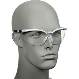 3m 7000127490 3M™ BX™ Reader Safety Glasses, Clear Lens, Silver Frame, 1.5 Diopter image.