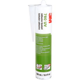 3m 7100139501 3M™ 760 UV Adhesive Sealant, 290 ml Capacity, White image.